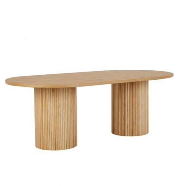 Benjamin Oval Ripple Dining Table