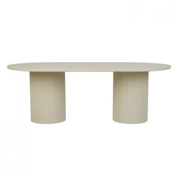 Benjamin Oval Ripple Dining Table