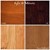 American Oak 5 Stain Options