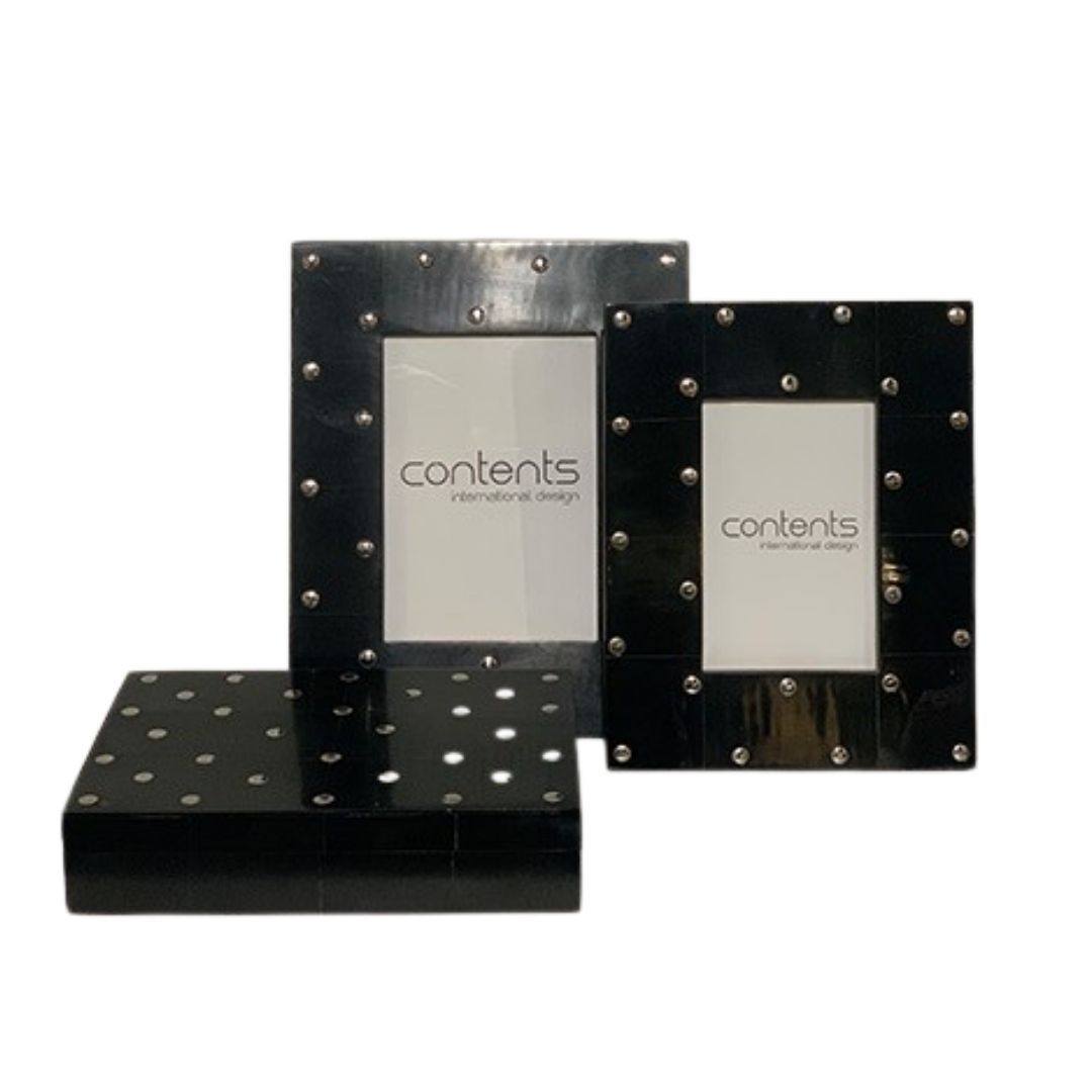 Metal Dot Resin Frame & Box