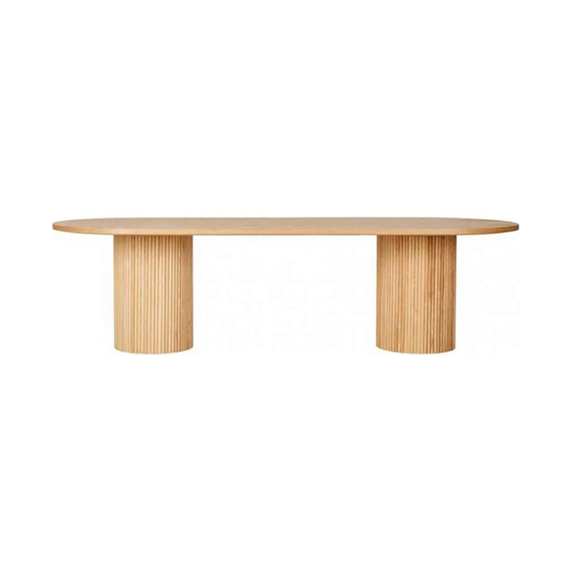 Benjamin Oval Ripple Dining Table