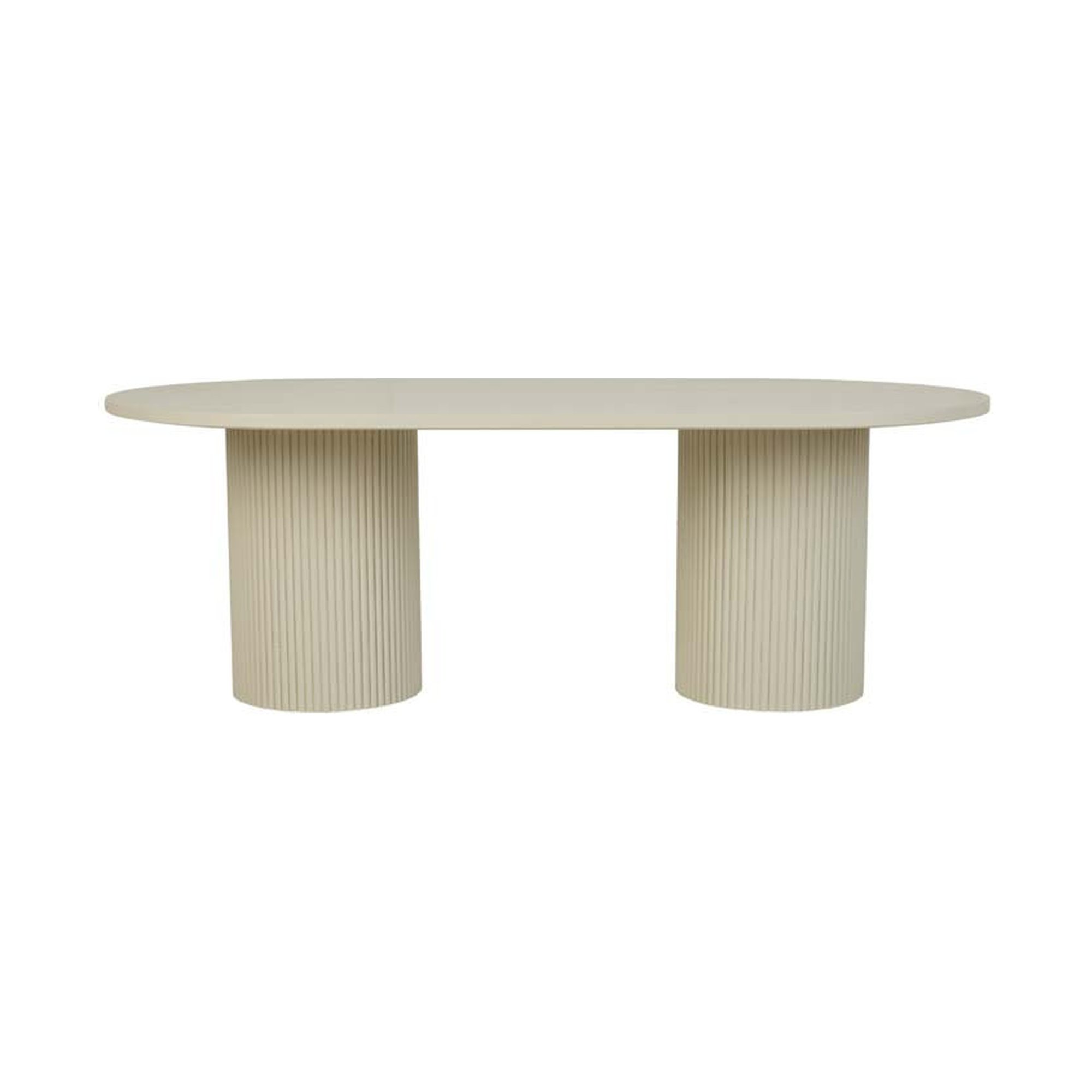Benjamin Oval Ripple Dining Table